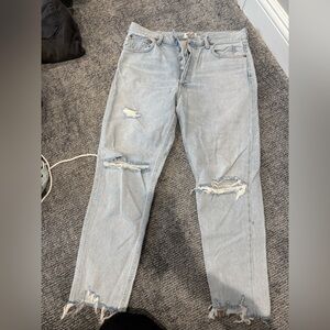 Agolde Ripped Women’s Cropped Jeans